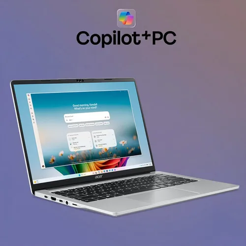 Vista 3 de Acer Aspire Lite 14 AI Copilot+ PC - Snapdragon X X1-26-100 y 14" WUXGA