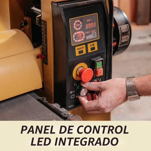 Vista 2 de Powermatic PM2244 1-3/4 hp, lijadora con tambor