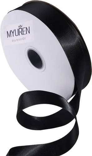 Vista 36 de Cinta de satén de poliéster blanco de doble cara de 1-1/2 pulgadas de ancho para manualidades, boda, envoltura de regalos, fabricación de lazos
