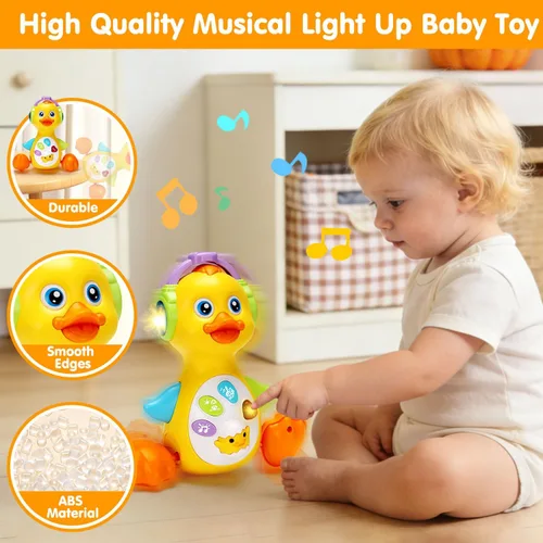 Vista 4 de Juguete musical de pato y proyector de océano para bebés