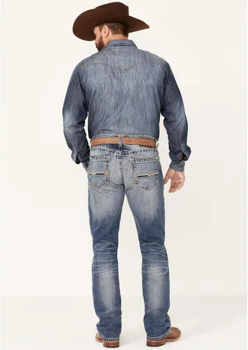 Vista 3 de ARIAT Men's M4 Low Rise Stretch Longspur Stackable Straight Leg Jean