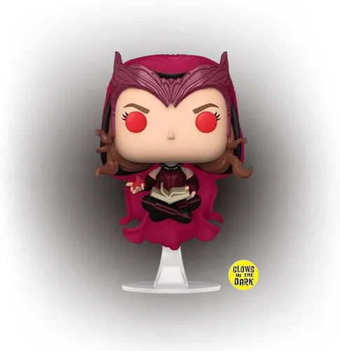 Vista 2 de Funko Pop! 62345 Marvel Wandavision: Bruja Escarlata (Brillo en la Oscuridad Edición Especial) #823