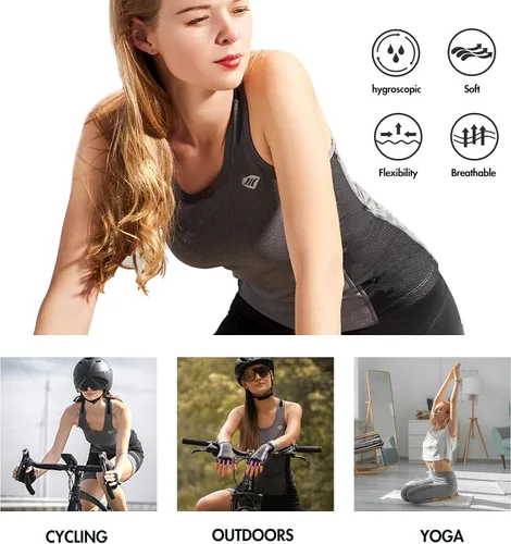Vista 6 de Santic Camiseta sin mangas de ciclismo para mujer