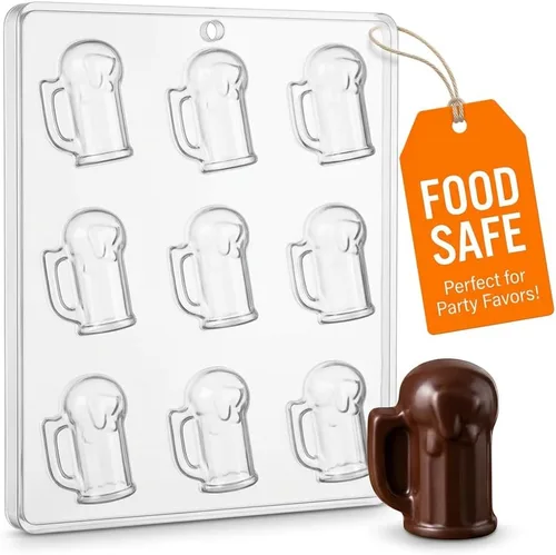 Vista 6 de Taza de cerveza pequeño molde de caramelo de chocolate 1228