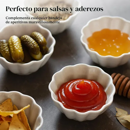 Vista 7 de DOWAN Ramekins - Ramekins de 4 onzas, moldes de crema brulee, aptos para horno, para hornear, platos de soufflé, tazas de natillas, pequeños cuencos