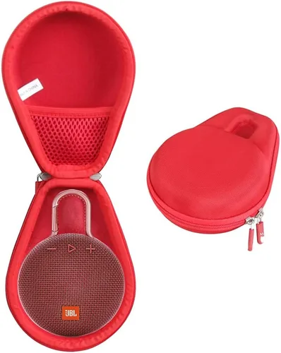 Vista 9 de Hermitshell Funda de viaje para altavoz Bluetooth inalámbrico JBL Clip 3 portátil impermeable (Negro)