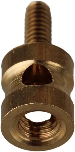 Vista 5 de Mxfans Tapón de enlace de varilla de empuje de metal de 0.079 in para helicóptero de avión RC con tornillo y tuerca