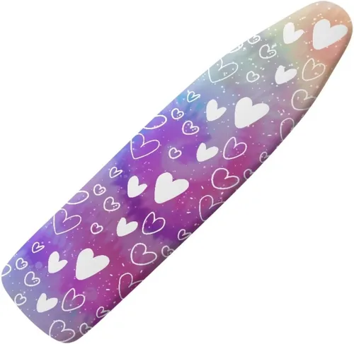 Vista 22 de Funda floral a prueba de arañazos para tablas de planchar de tamaño estándar, reflectante, con 3 ganchos y bucles para decoración de tablas de 15 x