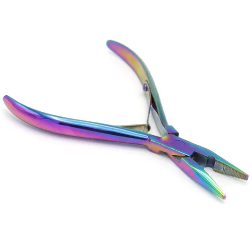 Vista 3 de Kit de herramientas profesionales para extensiones de cabello y cuentas, juego de alicates para quitar cuentas (4 piezas) I-Link Micro Ring Loop