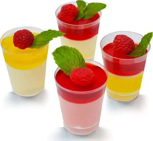 Vista 6 de Mini tazas de postre de 2 onzas, 96 unidades, vasos redondos de plástico transparente para fiestas, cuencos de postre pequeños de plástico, tazas