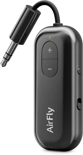Vista 19 de Twelve South AirFly Pro Adaptador Transmisor/Receptor Bluetooth Inalámbrico para 2 Auriculares, Compartir Audio, Compatible con Jack Auxiliar