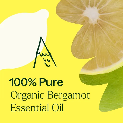 Vista 5 de Plant Therapy Aceite esencial de bergamota orgánico de 1.0 fl oz (1 oz) 100% puro, sin diluir, certificado por USDA, aceite cítrico sin bergapteno