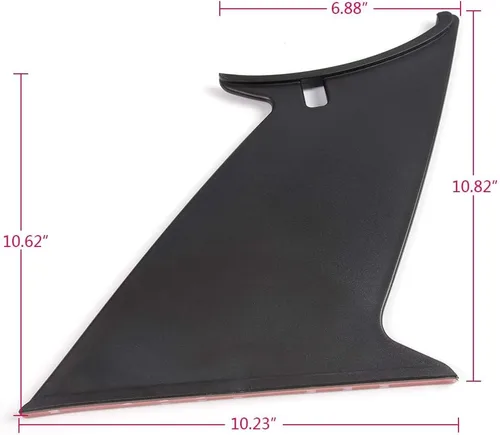 Vista 3 de G-PLUS Estabilizador de ala de alerón trasero, compatible con Subaru Impreza WRX STI Sedan 2015-2018 Spoiler Wing Stiffi Support