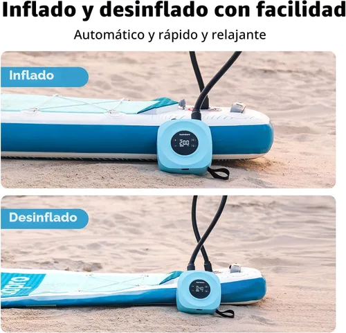 Vista 5 de Hydrohero Electric Paddle Board Pump, 20 PSI Rechargeable SUP Pump
