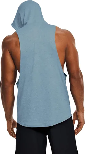Vista 2 de Icon Cut Off - Sudaderas con capucha para hombre, camisetas sin mangas para entrenamiento