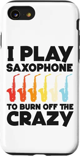 Vista 18 de iPhone 16 Saxofón I play saxofón para quemar el caso loco