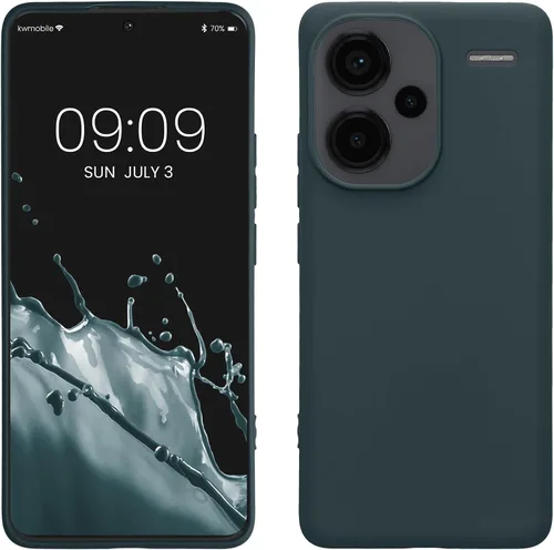Vista 114 de kwmobile Funda compatible con Xiaomi Redmi Note 9S / 9 Pro / 9 Pro Max - Funda protectora de silicona TPU suave y delgada - Negro mate