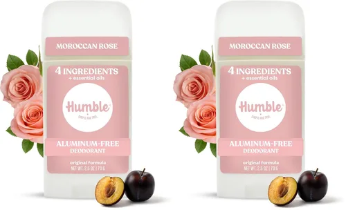 Vista 11 de Humble - Desodorante sin aluminio para mujeres y hombres, paquete variado, desodorante natural limpio y fresco en barra con aceites esenciales
