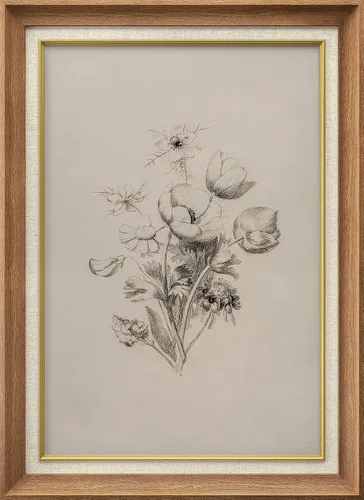 Vista 32 de SIGNWIN Arte de marco de alta calidad, elegante, vintage, ilustraciones de dibujo de árbol, arte fino, arte tradicional icónico para sala de estar