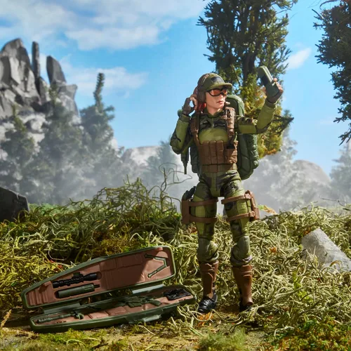 Vista 7 de G.I. Joe Classified Series 60th Anniversary Action Marine - Francotirador, figura de acción coleccionable de 6 pulgadas con traje Ghillie y 19
