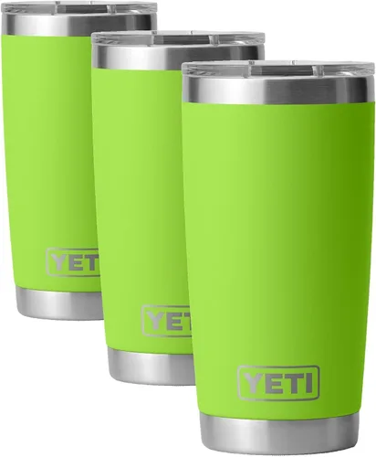 Vista 20 de YETI Rambler - Vaso de acero inoxidable con aislamiento al vacío de 20 onzas con tapa MagSlider Verde mar