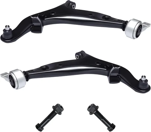 Vista 11 de TUCAREST 2 piezas K620354 K620355 izquierda derecha delantera inferior brazo de control y conjunto de rótula compatible con 2000-2003 Ni-ssan