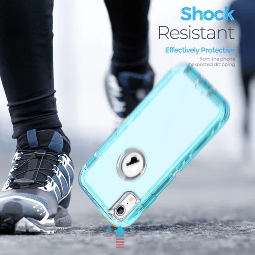 Vista 5 de ORIbox - Funda compatible con iPhone XR, resistente a los golpes, anticaídas, transparente