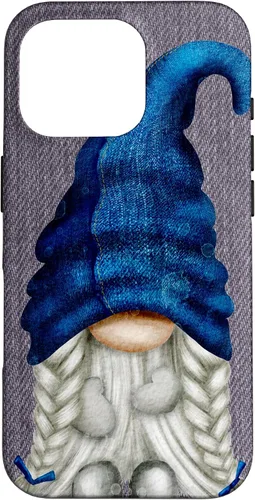 Vista 19 de Funny Gnome Girl with Blue Jeans for Women Cute Denim Case for iPhone 17