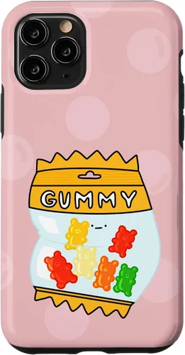 Vista 10 de Funda de caramelo de oso de goma Kawaii para iPhone 15