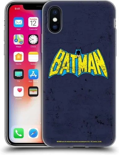 Vista 21 de Head Case Designs Funda de gel con licencia oficial de Batman DC Comics Bat Signal Logos [protección de grado militar] compatible con Apple iPhone 7