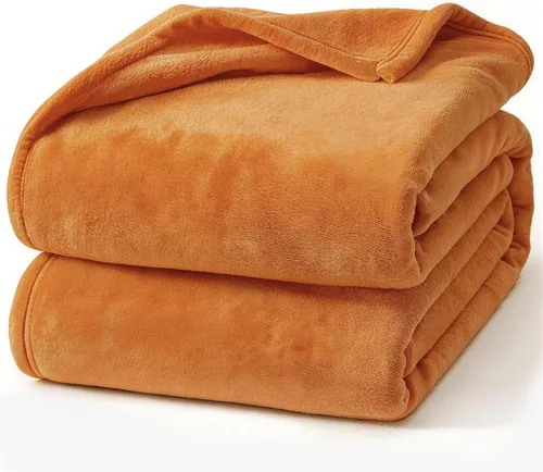 Vista 43 de Hansleep Manta de forro polar para sofá beige, súper suave manta de franela esponjosa y acogedora para todas las estaciones, beige, manta de 50x60