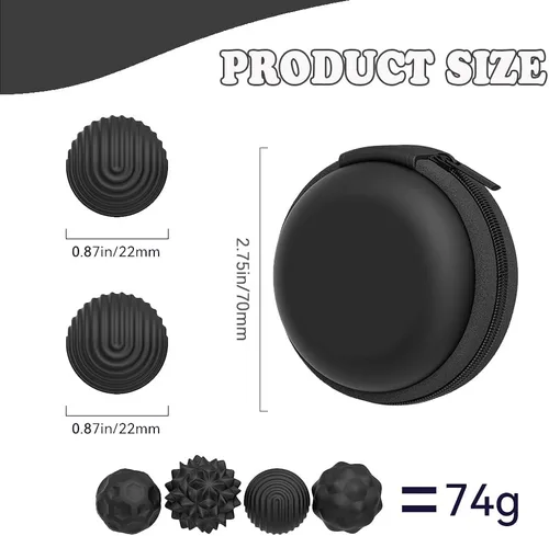 Vista 2 de Bolas magnéticas de juguete fidget, juguete sensorial de silicona para aliviar el estrés para adultos, adolescentes con autismo, ansiedad, TDAH