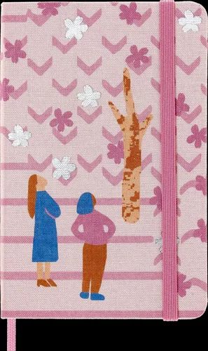 Vista 31 de Moleskine Edición Limitada Sakura - Cuaderno, tapa dura, grande (5 x 8.25 pulgadas), a rayas/con líneas, Caja de Coleccionista Premium Swan