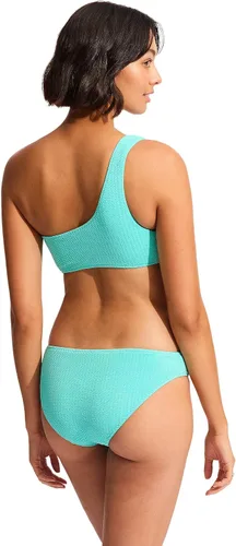Vista 2 de Seafolly Traje de baño de bikini de cobertura completa estilo hipster estándar para mujer