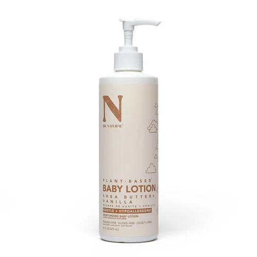 Vista 10 de Dr. Natural Loción hidratante para bebés - Loción de manteca de karité para recién nacidos y niños - Loción corporal para pieles sensibles