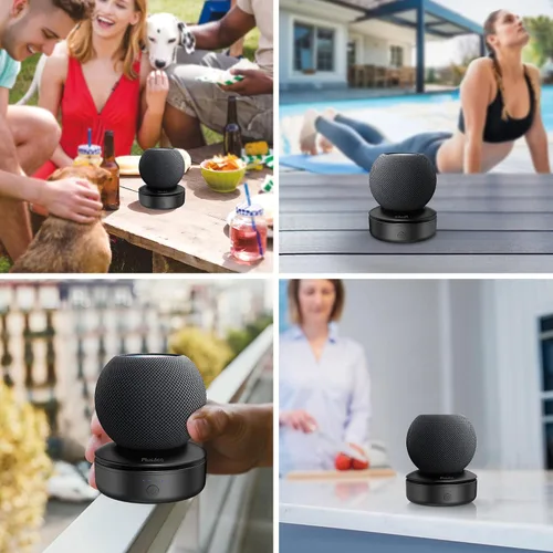 Vista 6 de PlusAcc Base de batería para HomePod Mini – Estación de carga portátil de 10000 mAh compatible con Home Pod Mini, soporte para cargador de gestión