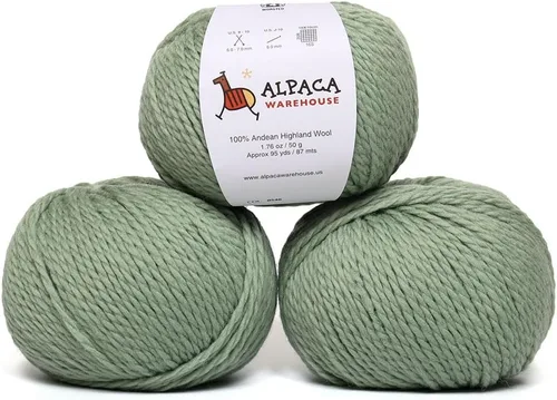 Vista 38 de Hilo 100% Lana Highland - Procedencia Directa de Perú - Celestialmente Suave y Perfecto para Tejer y Ganchillo (Blanco Alabastro, Estambre)