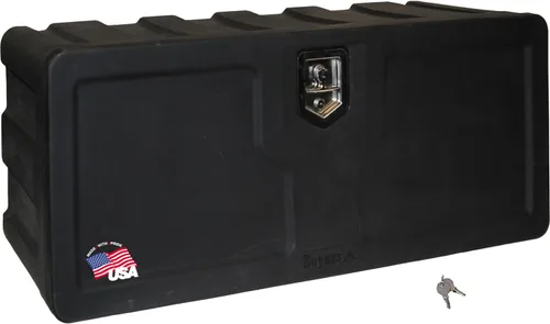 Vista 5 de Buyers Products 1717100 - Caja de almacenamiento para debajo de la carrocería de polietileno para camiones, 18 x 18 x 24 pulgadas, fabricada en EE.