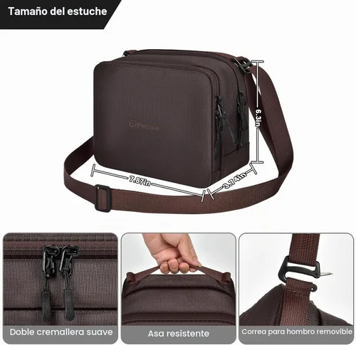 Vista 5 de Funda estabilizadora de cardán para DJI Osmo Mobile 7P/7/8 Estabilizador de cardán para iPhone Android, funda de cardán para micrófono 3/2/Mini