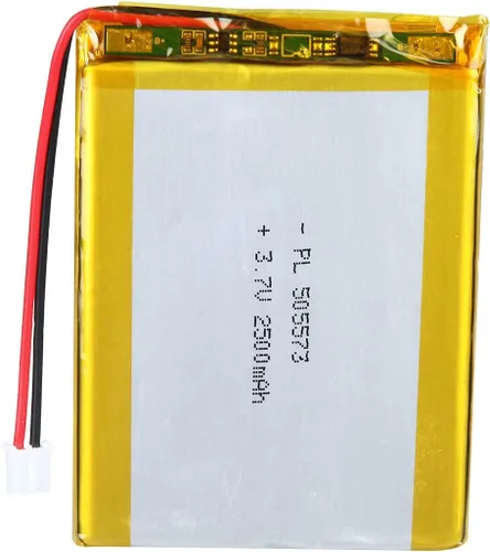 Vista 36 de Batería de 3.7V 200mAh 502025 Li-ion Li-Po recargable de iones de litio con conector de paso de 2P PH 0.079 in