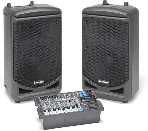 Vista 8 de Samson SAXP300b Monitor activo de 2 vías de 6 pulgadas, negro