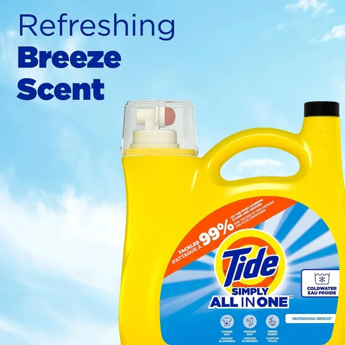 Vista 6 de Procter & Gamble, 89131 Simply Clean & Fresh - Detergente para ropa, líquido, aroma brisa, 138 onzas, cantidad 2
