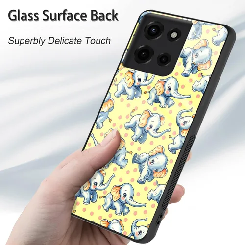 Vista 36 de Funda para Motorola Moto Edge 2022, cubierta trasera de vidrio templado con protector de pantalla, funda protectora a prueba de golpes para Motorola