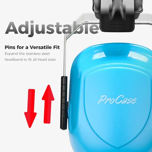Vista 153 de ProCase NRR 28dB Noise Reduction Ear Muffs, Foldable Adjustable Noise Cancelling Headphones