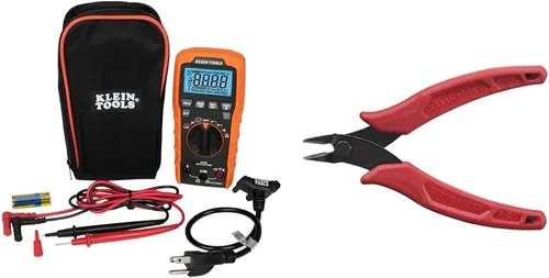 Vista 11 de Klein Tools ET270 Multiprobador digital de rango automático, AC/DC, resistencia y kit de herramientas de búsqueda de disyuntores 80016