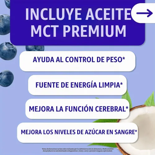 Vista 6 de NAKED Shake - Proteína en Polvo Sabor Muffin de Arándanos - Proteína a Base de Plantas con Sabor de Granjas de EE.UU. y Canadá con Aceite MCT, Sin