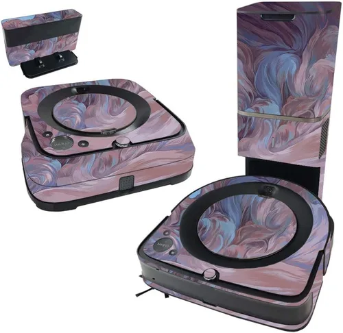 Vista 16 de MightySkins Skin compatible con iRobot Roomba s9+ Vacuum & Braava Jet m6 Bundle – Storm Cloud, funda de vinilo duradera y única Fácil de aplicar