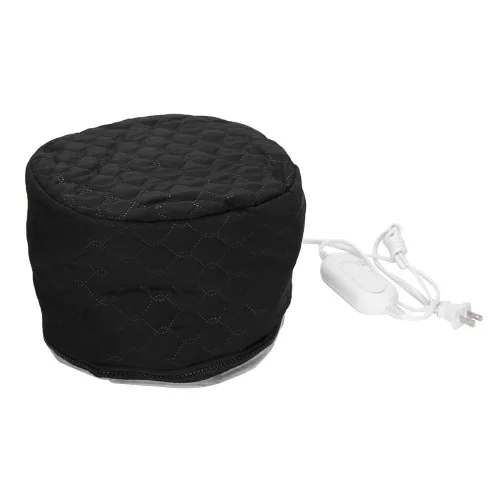 Vista 9 de Vaporizador para el cabello, 110 V, vaporizador térmico para el cabello, sombrero de tratamiento de aceite caliente, sombrero de vapor