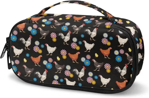 Vista 41 de ZOUTAIRONG Maletín de viaje para niña africana negra, estuche de viaje aislado para diabéticos, bolsa portátil para medicamentos, bolsa enfriadora