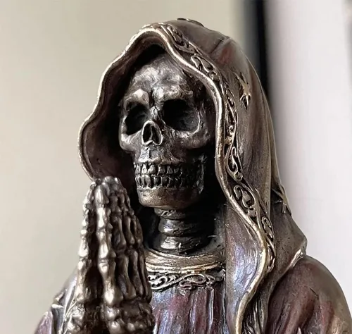 Vista 2 de Resina, vela de cera de abejas, molde de jabón, molde de silicona de Santa Muerte